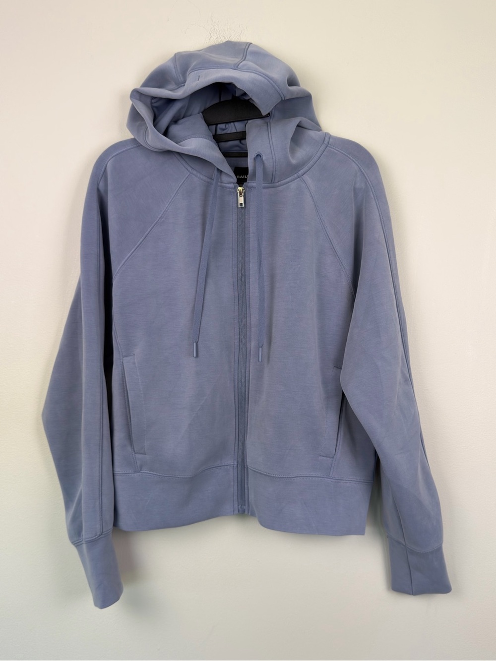 Bailey 44 Dusty Blue Full Zip Hoodie Medium